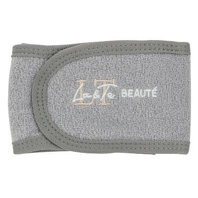 Повязка на голову на липучке (серая)