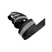 Тканная ременнная лента со вставкой из светоотражающего материала 1 см HOREX