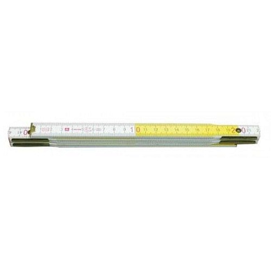 Метр складной деревянный PERFECT B-Z 1 м. Vorel 15004