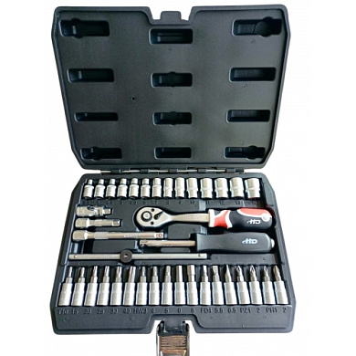 Набор инструментов 38 пр 6-гр 1/4" CrV HD HD-14471