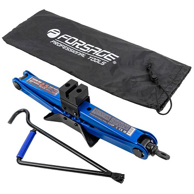 Домкрат механический ''ромб'' 2,5 т, 115-400 мм, L-420 мм, в водоотталкивающем чехле Forsage F-ST-114