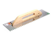 Гладилка швейц.нерж.с дер.ручкой 126х480мм зуб 8x8мм STARTUL MASTER ST1056-08