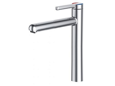 Смеситель для умывальника Lt D35, серия Lotus хром, монолитный излив A-five A5-0520