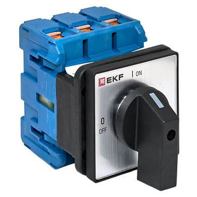 Переключатель кулачковый ПК-2-13 100А 3P "ВКЛ-ВЫКЛ" EKF PROxima pk-2-13-100