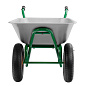 Тачка садово-строительная, 2-х колесная, усиленная, грузоподъемность 320 кг, объем 100 л Palisad 689233
