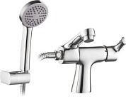 Смеситель для умывальника с душевой лейкой, латунь, хром Ledeme L1055-16