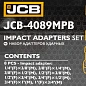 Набор адаптеров ударных 8 пр JCB JCB-4089MPB