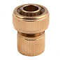 Соединитель латунный, быстросъемный для шланга 3/4 Palisad 66260