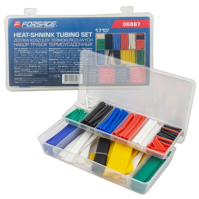 Набор трубок термоусадочных 171 шт Forsage F-06867