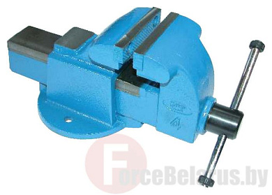 Тиски слесарные чугунные неповоротные, губки L200 мм Force 6540108