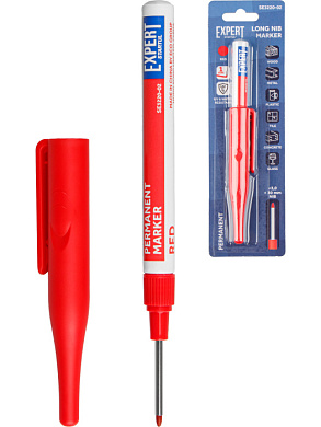 Маркер перманентный с удлин. наконеч. 1 мм красный EXPERT STARTUL SE3220-02