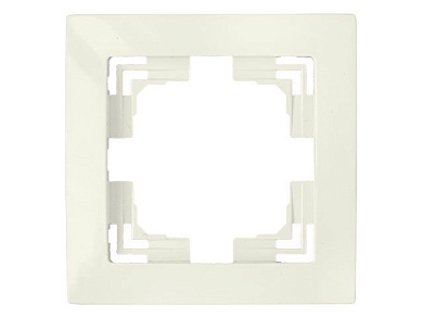 Рамка 1-местная бежевая, Уют, Bylectrica ЮЛИГ.735212.275-40бе