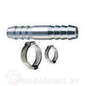 Соединитель, "елочка" 6х6 мм, с обжимными кольцами FUBAG 180390 B