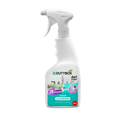 Средство чистящее для туалетных и ванных комнат "Dutybox", экологичное, с триггером, 500 мл