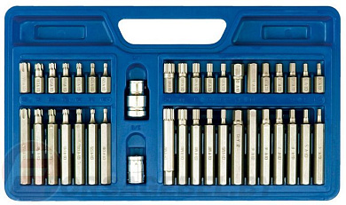 Набор бит 10 мм Torx, HEX, Spline 40 пр. Vorel 66410