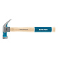 Молоток-гвоздодер, 450 г, угол 45, магнит, обрезиненная рукоятка American hickory GROSS 10415