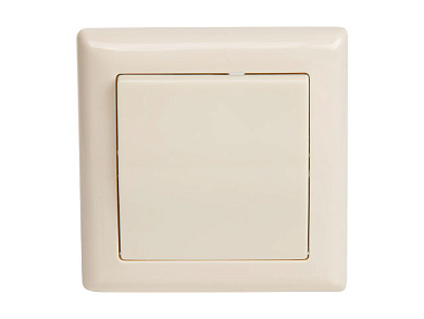 Выключатель двухполюсный, скрытый винт. зажим, кремовый DARIA Mutlusan 2120 405 0202