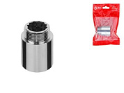 Удлинитель 1" вн.-нар.х30 мм усиленный ХРОМ, инд. упак. AV Engineering AVE301031