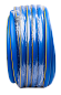 Шланг резиновый армированный, 19х25-1,0 - ВГ., синий с жёлтой полоской ТЭП 25 м Вихрь 73/7/2/28