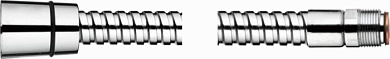 Душевой шланг к смесителю с выдвижной лейкой 150 см., латунь, нержавеющая сталь, хром Ledeme L47