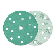 Круг шлифовальный FILM Plus на пленочной основе, 150 мм, 15 отв., P80 FORMEL 22761123080