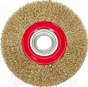 Щётка-крацовка торцевая мягкая 150 мм +перех. Vorel 06979