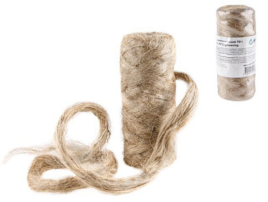 Лен сантехнический 90гр в тубе, Льняная прядь 14 м. AV Engineering AVE-L-0090T