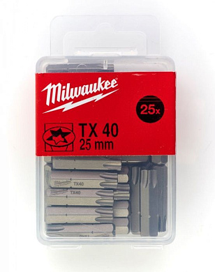 Бита 1/4'' Torx 40 25 мм. 25 шт. Milwaukee 4932399600