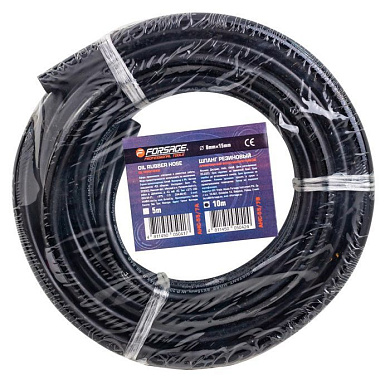 Шланг резиновый армированный с фитингами 8х14 мм, 10 м Forsage F-AHC-52C