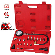 Компрессометр для дизельных ДВС 19 пр, с короткими насадками TORIN TRHS-A1020A