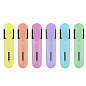 Набор маркеров текстовых "Bright Liner Pastel", 6 шт, ассорти
