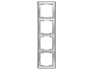 Рамка 4-ая вертикальная серебро, DARIA, Mutlusan 2120 800 2482