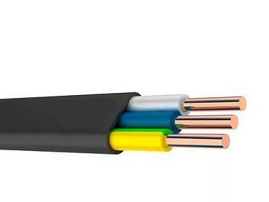 Кабель ВВГ-П 3х2,5, бухта 100м, черный АВТОПРОВОД 1502687309289