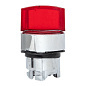 Исполнительный механизм переключателя ХB4 красный на 2 положения с фиксацией, с подсветкой с короткой ручкой EKF PROxima XB4BD2FL-R