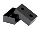 Опора меб. пласт. 60х40х20 чёрный PL 79894