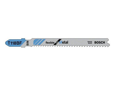Пилка лобз. по металлу T118BF, 1 шт. Bosch 2608634992