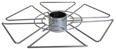 Корзина на трубу d50 для бокалов (тип 1), хром AKS 12095