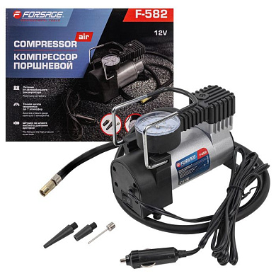 Компрессор поршневой автомобильный 14A 12V Forsage F-582