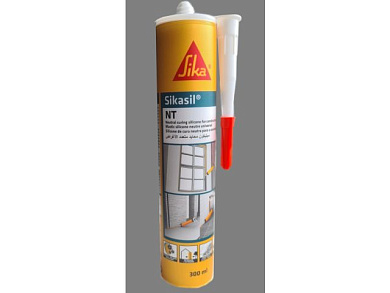 Герметик силиконовый санитарный Sikasil NT нейтральный, белый 300 мл SIKA 4814016009546