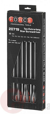 Набор отверток Torx T15-T31 7 пр. Force 20719