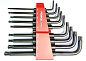 Набор Г-обр. ключей Torx с шаром длинных T10-T50 9 пр. Force 5098LB