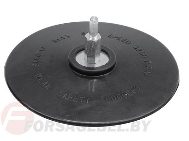 Насадка резиновая 125 мм с шестигранным хвостовиком для дрели Vorel 08314