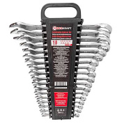 Набор ключей комбинированных 18 пр, 8-32 мм ForceKraft FK-5181MP