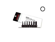 Набор головок-бит HEX 3/8'' ударных 4-12 мм 7 пр. на подвесе Toptul GDAG0702