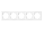 Рамка 5-местная белая, Стиль, Bylectrica ЮЛИГ.735212.297