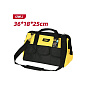 Сумка для инструментов Deli YS EDL430016, 360х180х250 мм, ткань Oxford, черный, желтый