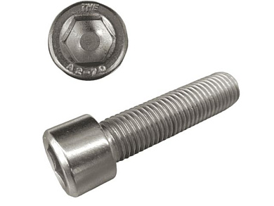 Винт М8х35 мм с внутр. шестигр., нерж. сталь А2, DIN 912 10 шт в зип-локе Starfix SMZ1-34528-10