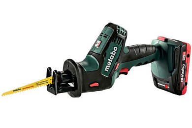 Пила сабельная аккумуляторная SSE 18 LTX Compact, 2×4.0 Ah METABO 602266800
