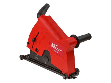 Кожух вытяжной для УШМ DS 230, диск 230 мм, для реза по бетону на 1 диск Wortex DS23000018