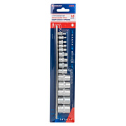 Набор головок Е-профиль 15 пр. Е4-Е8, Е10-Е14, Е16-Е24 1/4''&3/8''&1/2'' Forsage F-4158